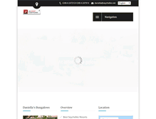 Tablet Screenshot of daniellasbungalows.com
